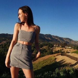 John Galt Gingham Top